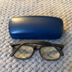 Lacoste Brown Glasses with Blue Case